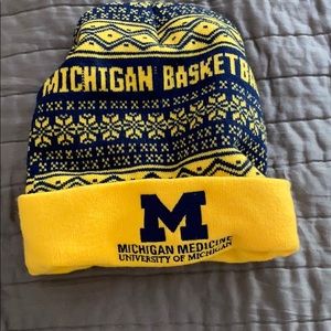 Michigan Basketball Knit Hat